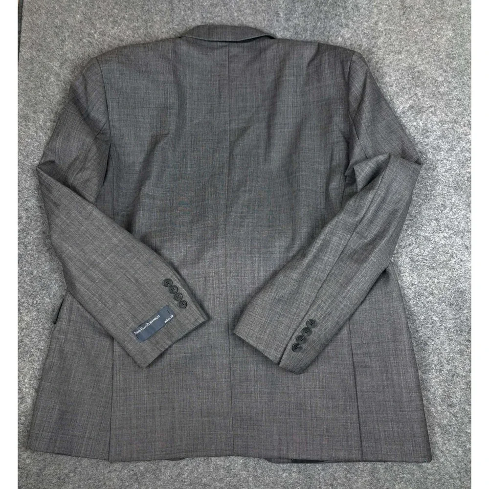 New‎ Perry Ellis Portfolio Athetic Fit Men's Jacket Size 46R 38W  Gray